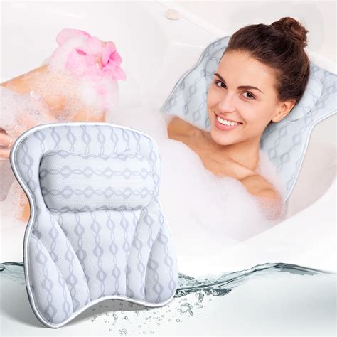 bath pillows tub pillows bath back cushion spa tub pillow for women and men bathtub spa pillow for