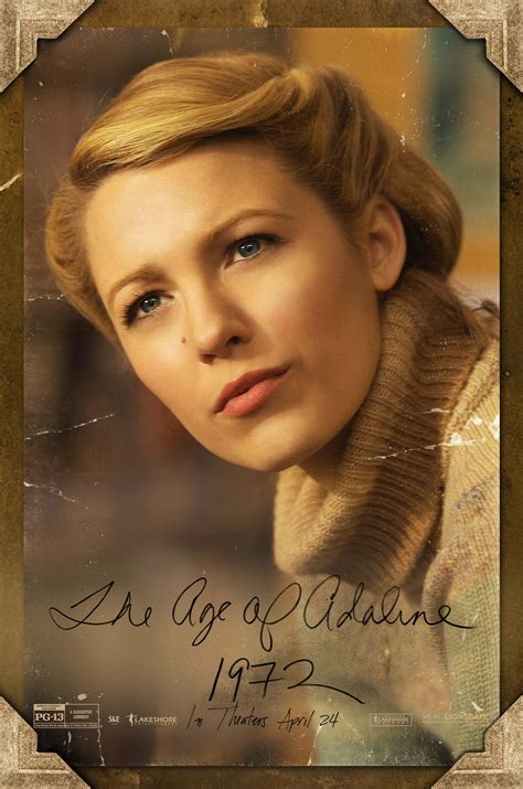 Age Of Adaline Posters Show Immortal Blake Lively Through 8 Decades