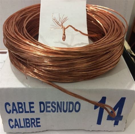 Cable De Cobre Desnudo Cal Cobre Rollo Mts Envío gratis