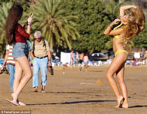 Amy Willerton Channels Spiritual Side In Beach Yoga Session In Tenerife