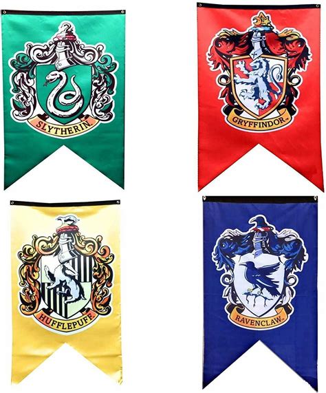 Harry Potter Hogwarts House Wall Banners Party Flag Gryffindor