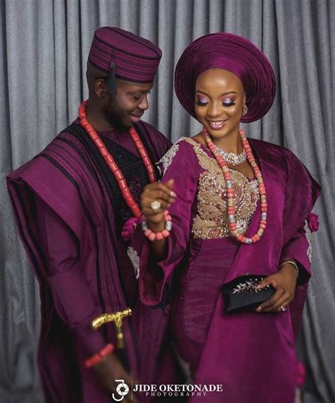 Beautiful Couple 😍 Yoruba Traditional Wedding Outfit For Couples