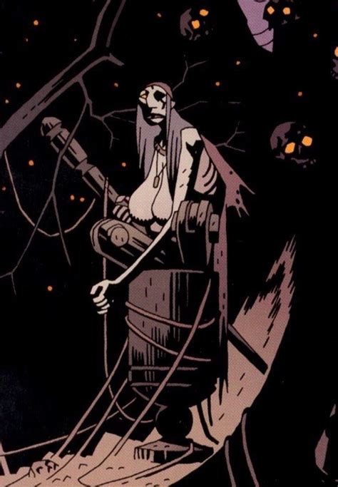 Baba Yaga Mike Mignola Art Anime Character Design Comic Artist