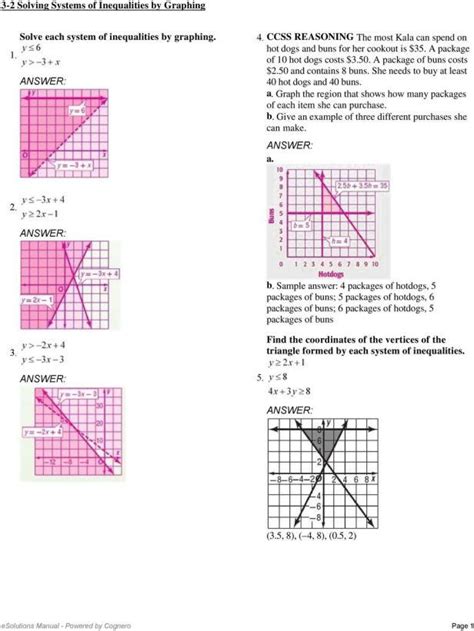 This free worksheet contains 10 assignments each with 24 questions with answers. Graphing Two Variable Inequalities Worksheet