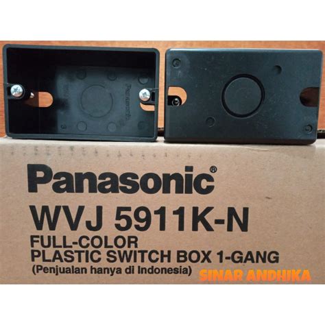 Jual Inbow Dusbox Persegi Panjang A Type Hitam Panasonic Wvj 5911kn
