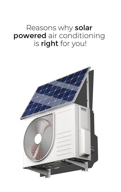 Solar Powered Air Conditioner Off Grid Solar Power Solar Energy