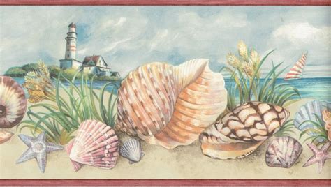 Seashells Or Beach Wallpaper Border Beach Wallpaper Ocean Wallpaper