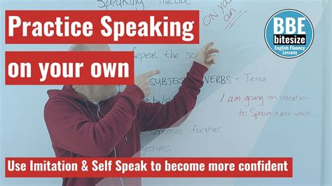 How To Practice Speaking On Your Own Imitation And Self Speak Methods