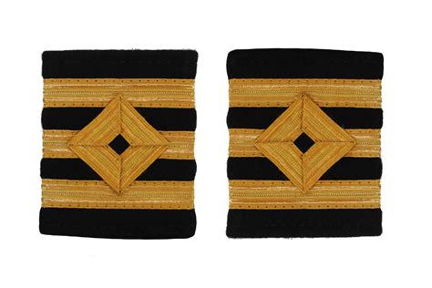 Chief Deck Officer Merchant Navy Epaulette Diamond 38 Braid Miller