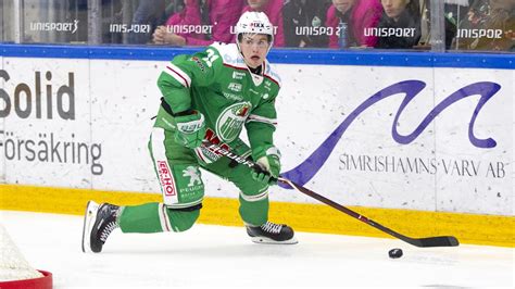 Höglander, 19, gjorde 41 matcher för rögle i shl den gångna säsongen. Nils Höglander - 2019 NHL Draft Prospect Profile