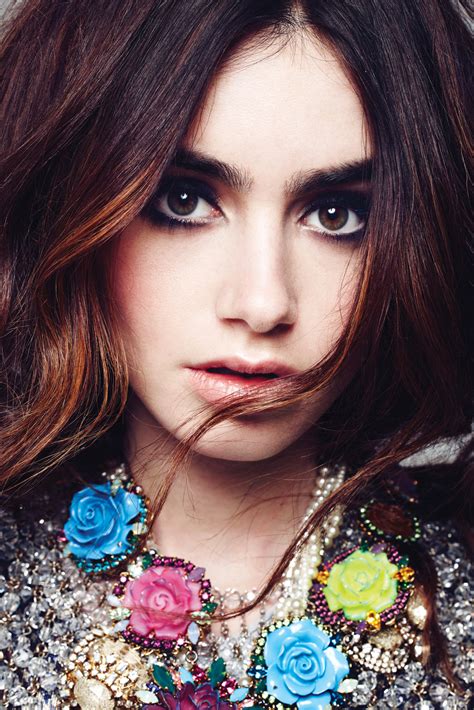 20 Lily Collins Photoshoot Images