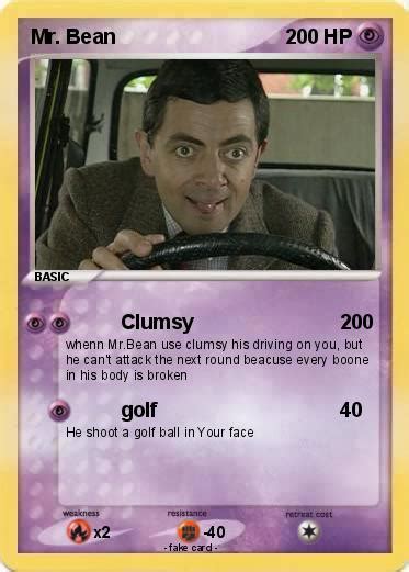 Pokémon Mr Bean 533 533 Clumsy My Pokemon Card