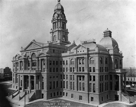 Tarrant County Courthouse Fort Worth Texas 1896 Bygonely