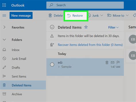 How To Restore Deleted Emails From Hotmail Steps Hot Sex Picture