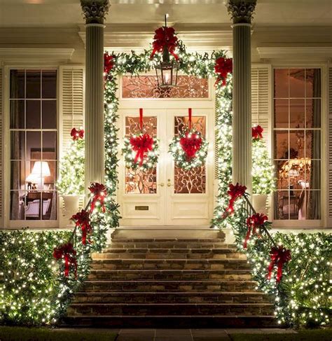 40 Stunning Front Porch Christmas Lights Decor Ideas Merry