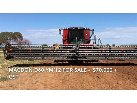 Used 2012 Macdon D60 D Combine Harvester In Listed On Machines4u