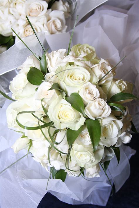 White Roses Bouquet Free Stock Photo Freeimages