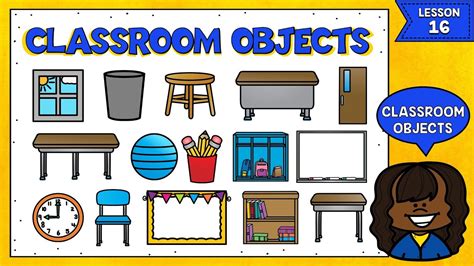 Lecci N Objetos Del Sal N De Clases En Ingl S Classroom Objects