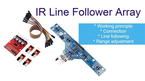 What Is Ir Line Follower Array Line Follower Robot Connections