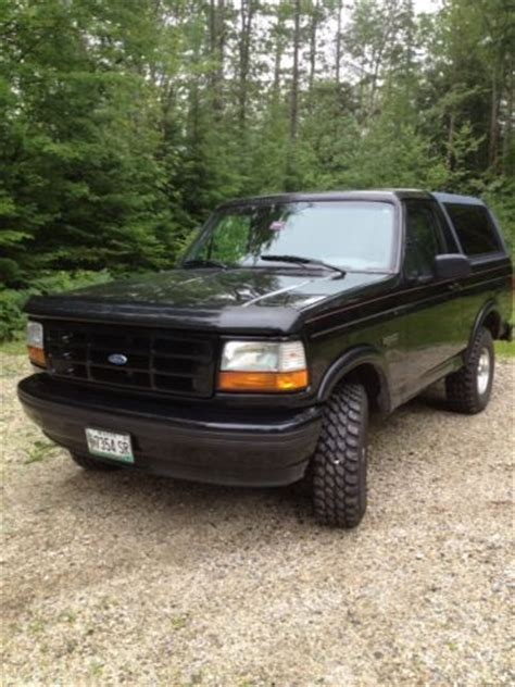 Buy Used 1996 Ford Bronco Xlt Sport Sport Utility 2 Door 58l In