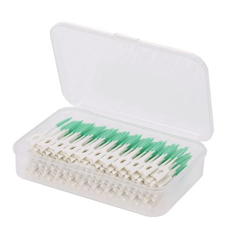 160pcs Double Ended Toothpick Soft Silicone Tooth Picks Floss