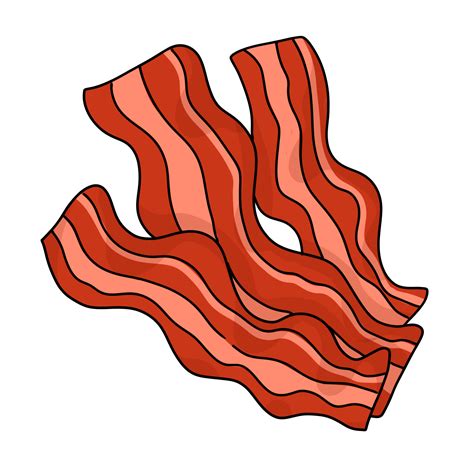 Bacon Fast Food Cartoon 16765984 Png