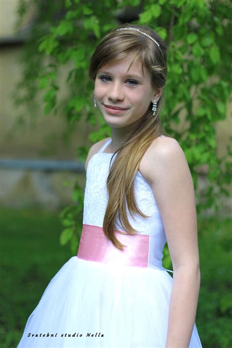 Dětské Bílé šaty Na Svatbu Dětské šaty Pro Družičky Flower Girl