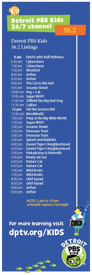 Tv guide and listings for all uk tv channels; DETROIT PBS KIDS New 24/7 channel launches in January