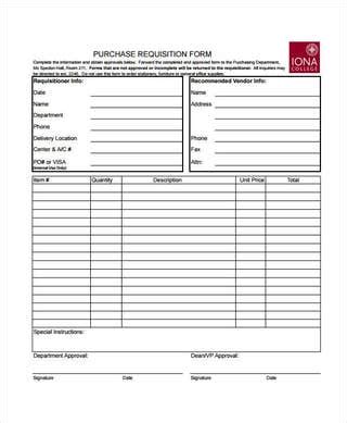 requisition form template    documents