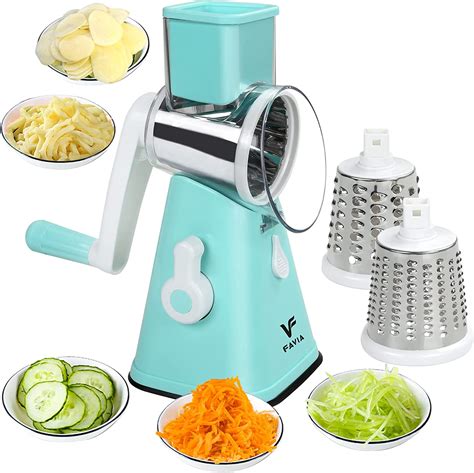 Rotary Cheese Grater With Handle Cheese Shredder Vegetable
