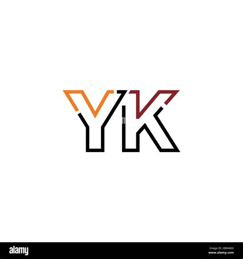 Letter Yk Logo Icon Design Template Elements Stock Vector Image And Art