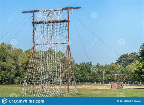 Military Assault Confidence Obstacle Course In Boot Camp Tactical