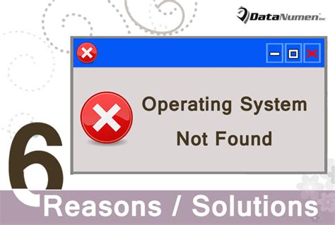 6 Reasons And Solutions For Operating System Not Found Or Missing