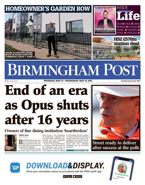 Birmingham Post 2021 05 13