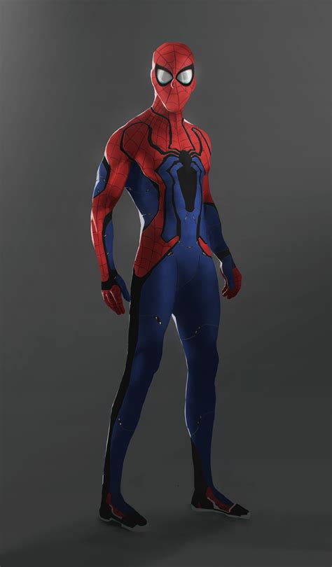 Artstation Spider Man Suit Design Fan Art Francis Lafleche Marvel