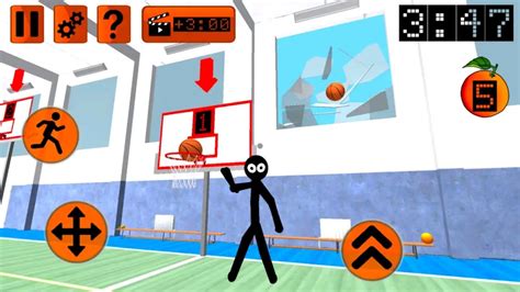 Stickman Neighbor Basketball Basics Teacher 3d Level 1 Gameplay