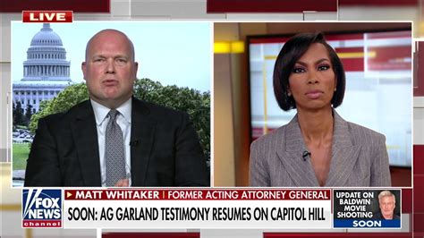 Matt Whitaker Doj Involvement With Local Law Enforcement Real Concern As Garland Pressed On