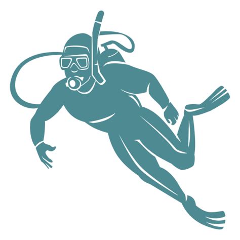 Water Activity Scuba Dive Man People Silhouette Png And Svg Design For T