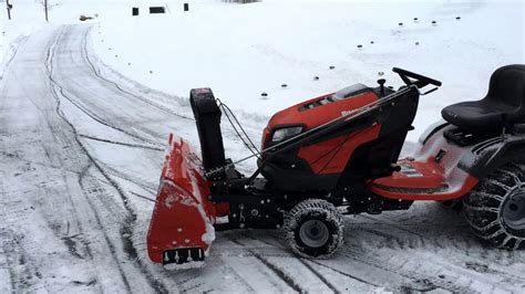 Husqvarna Yt42dxls Lawn Mower And 2 Stage Snowblower The Epitome