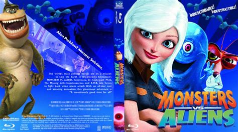 Monsters Vs Aliens Movie Blu Ray Custom Covers Monsters Vs Aliens