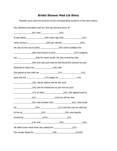 Ask any bride and groom who has come before you — it can be a challenge to find a balance 15 free christmas mad libs for kids, in full color (or colorable) and ready to print! Wedding Mad Libs Template - Bing Images | Wedding mad libs, Mad libs, Told you so