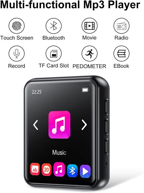 Buy Mp3 Player Bluetooth 50 Touch Screen Music Player Portable Mp3