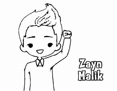 Zayn Malik Coloring Direction Pages Harry Styles