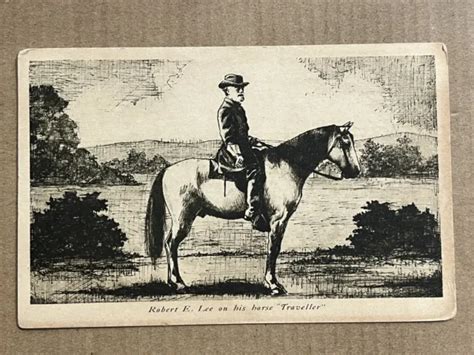 Postcard Lexington Va Confederate Robert E Lee Hotel Horse Traveler