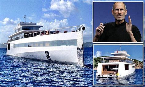Steve Jobs Futuristic Super Yacht Makes Rare Appearance Luxury Yacht