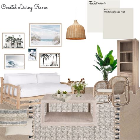 Coastal Living Room Interior Design Mood Board By Aislingkidney Style