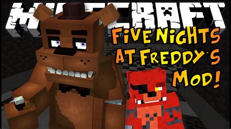 Minecraft Five Nights At Freddys Mod Golden Freddy Boss And Op Foxy