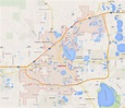 Lakeland, Florida Map