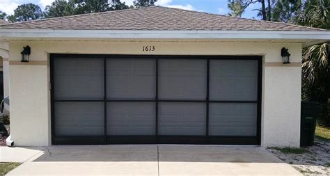 Diy Garage Screen Enclosures Retractable Garage Door Screens