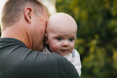 Father Kissing His Baby By Stocksy Contributor Kelly Knox Stocksy